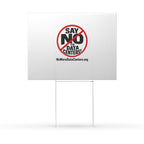 Yard Sign — "Say No to Data Centers" Protest Sign (NoMoreDataCenters.org)