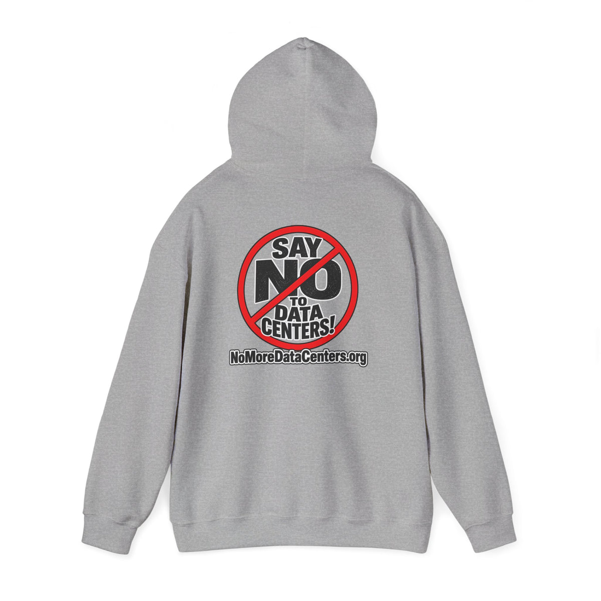 Say NO to Data Centers Protest Hoodie