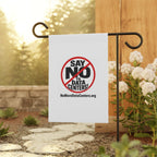 Say NO to Data Centers Garden Flag — Protest Yard Banner